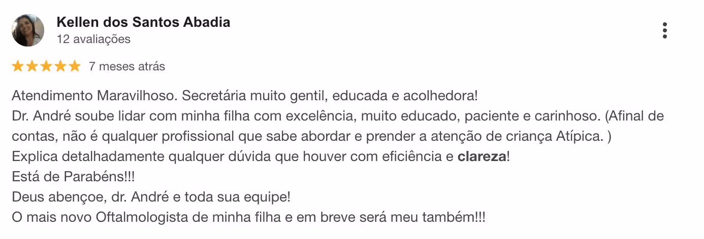 Avaliação de paciente 3