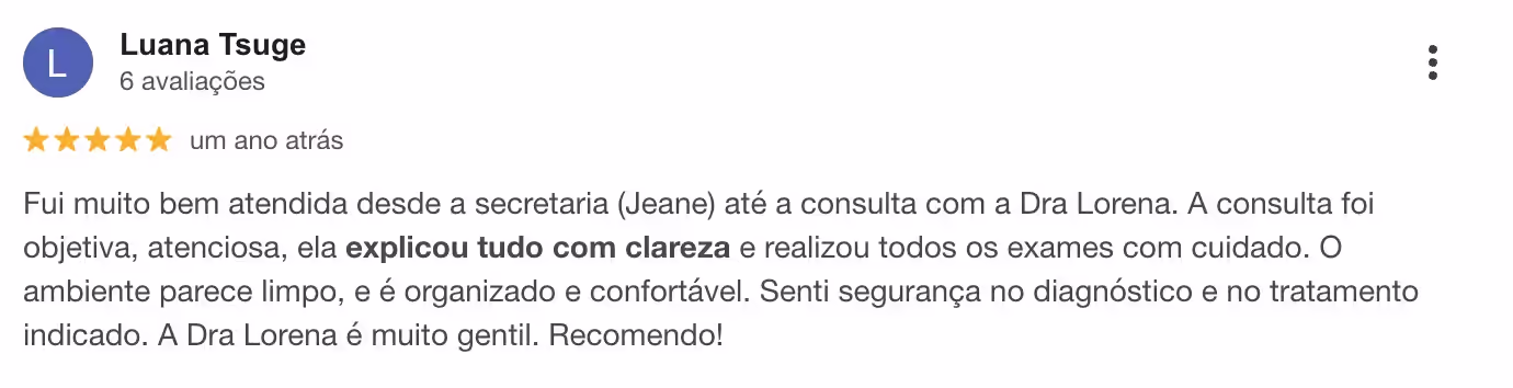 Avaliação de paciente 7