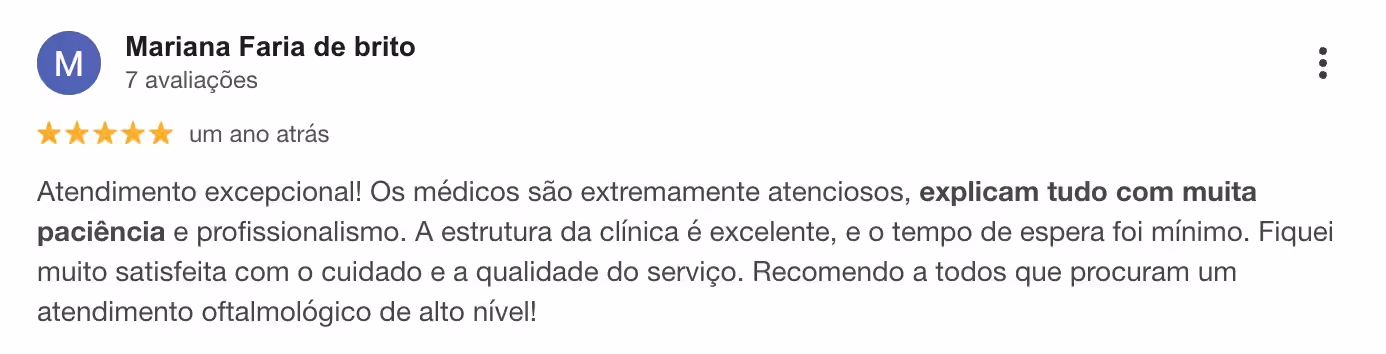 Avaliação de paciente 8
