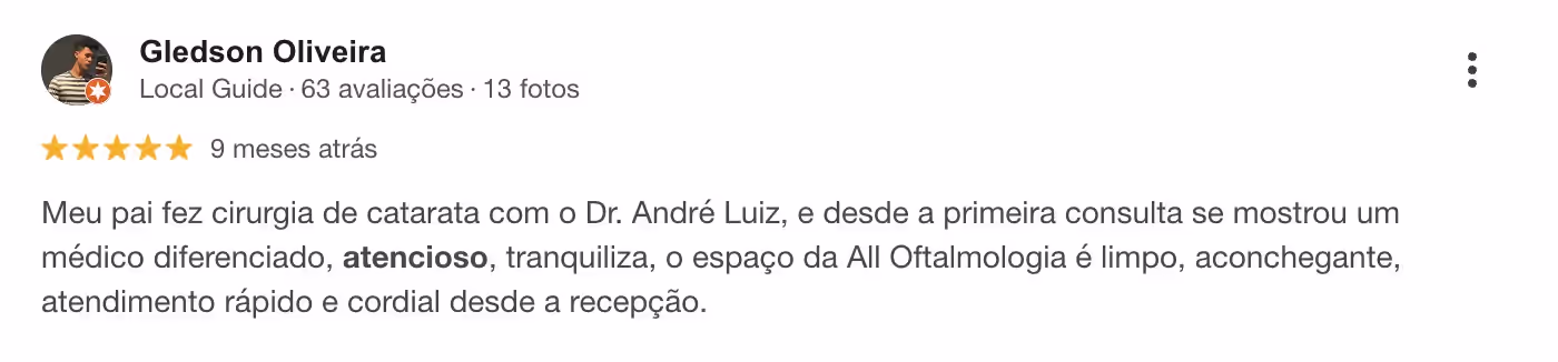 Avaliação de paciente 9
